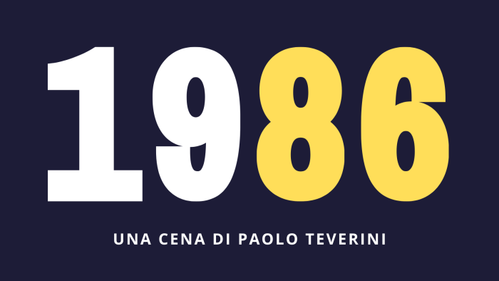 1986: i grandi piatti di Paolo Teverini